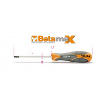 BETA 1298RTX 20 ruuvitaltta BetaMax, kannoille Torx® Tamper, joissa turvatappi RTX, koko T20