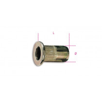 BETA 1742R-A M10 mutteriniitti, terästä, sisäkierteen koko M10, mitat 13x24mm, pakkauksessa 10 kpl