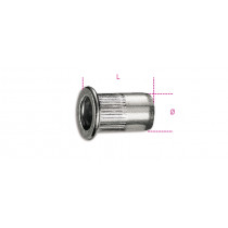 BETA 1742R-AL M3 mutteriniitti, alumiinia, sisäkierteen koko M3, mitat 5x10mm, pakkauksessa 20 kpl