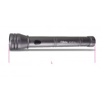BETA 1834PXL Erittäin valovoimainen LED-taskulamppu, valmistettu tukevasta anodisoidusta alumiinista IPX6, jopa 1 350 lumenia, paristot 3 kpl D