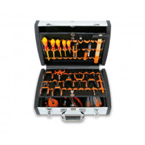 BETA 2033PET/B Tool cases with assortments of tools for electronic and electrotechnical maintenance.