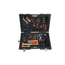 BETA 2051N Assortment of 55 tools for nautical maintenance with case.