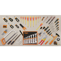 BETA 5980ET/A työkalulajitelma 69-osaa, mukana suojaeristettyjä työkaluja 1000V
