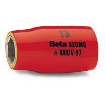 BETA 920MQ-A 9 kuusikulmainen käsihylsy 9mm, vääntiölle 1/2" suojaeristetty 1000 V